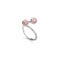 Periwinkle | .925 Sterling Silver | Firefly Glass | Infinity Helix Ring